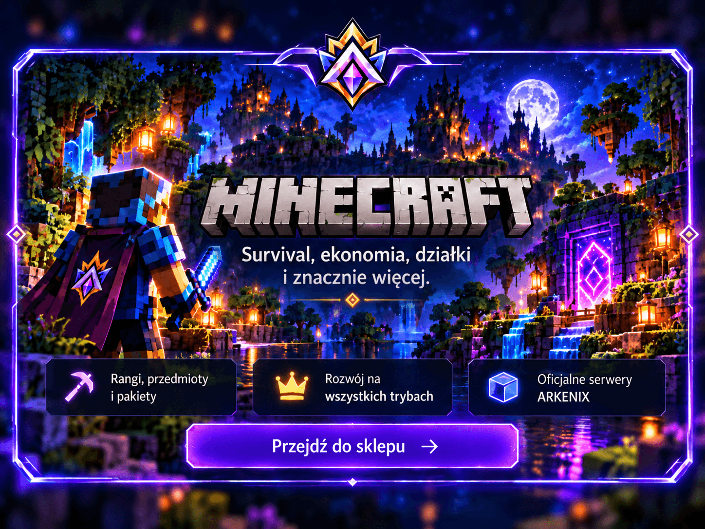 Minecraft — przejdź do sklepu